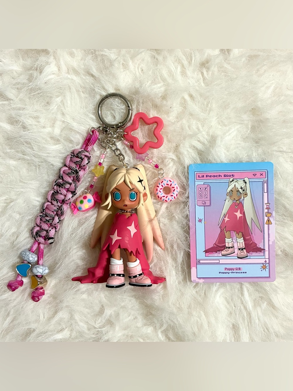 Lil Peach Riot x Loading! - Poppy Princess
Handmade Bag Charm